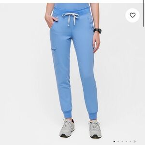 Figs Zamora Jogger Scrub Pants- Ciel Blue